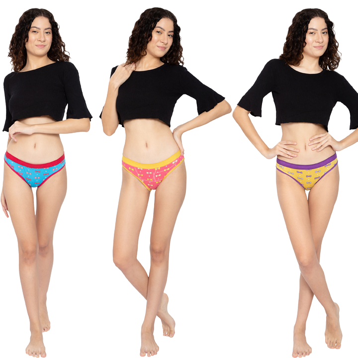 Cotton Hipster Panty Pack Of 3